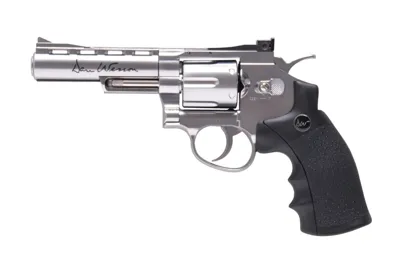 Dan Wesson Revolver Chrom,, 4 Zoll - ASG
