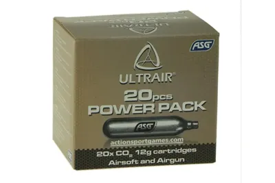 Ultrair CO2 Kapsel 20 St&uuml;Ck a 12g - ASG