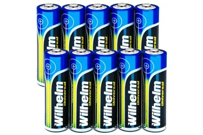 10 x Wilhelm Universal AA Mignon Alkaline - NEMT