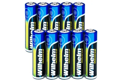 10 x Wilhelm Universal AAA Mikro Alkaline - NEMT