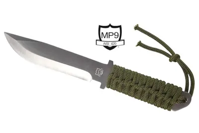 MP9 Outdoormesser Mit Farbigen Paracord-Griff - Buchner