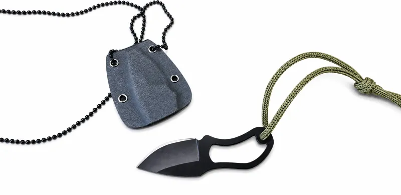 Neck Knife with Chain 9cm