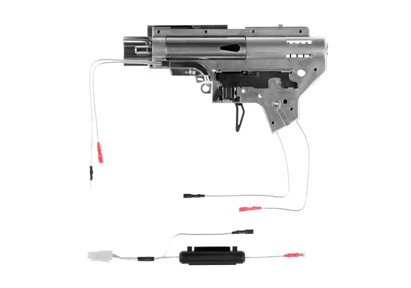 APS Airsoft Version 2 Complete Edge Gearbox Front Wiring · Plata