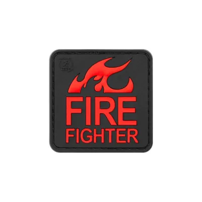 Fire Fighter Rubber Patch Blackmedic - JTG