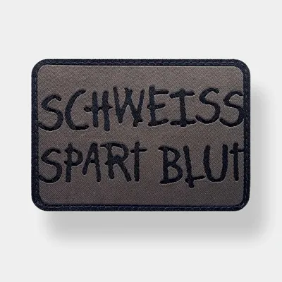 Spartanat Schweiß Spart Blut - Der Patch