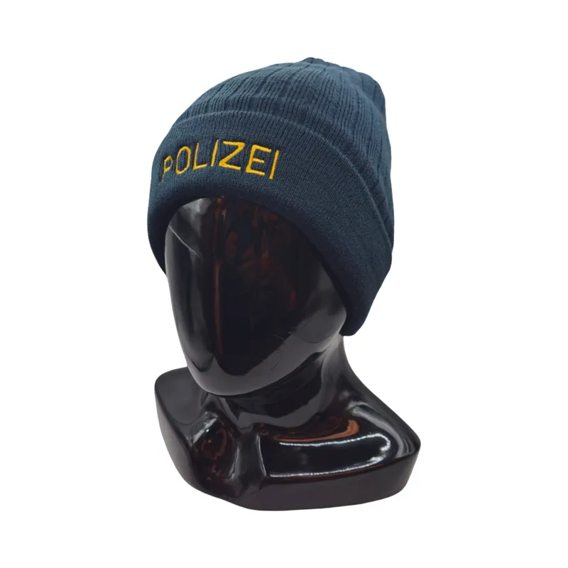 COP Shop Strickmütze Mit Thinsulate Polizei · Azul