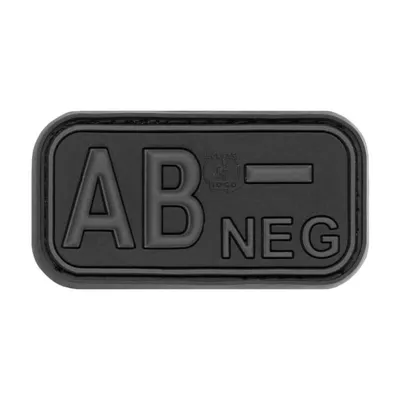 Blutgruppen Rubber Patch AB NEG Blackops - JTG