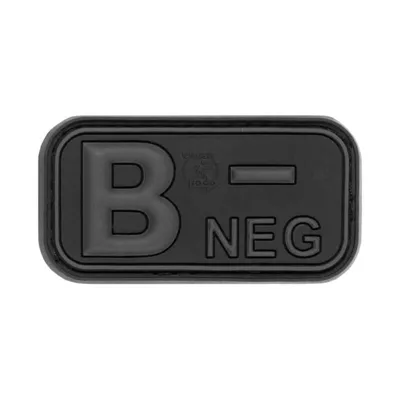Blutgruppen Rubber Patch B NEG Blackops - JTG