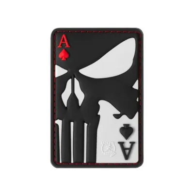 Punisher Ace of Spades Rubber Patch - JTG
