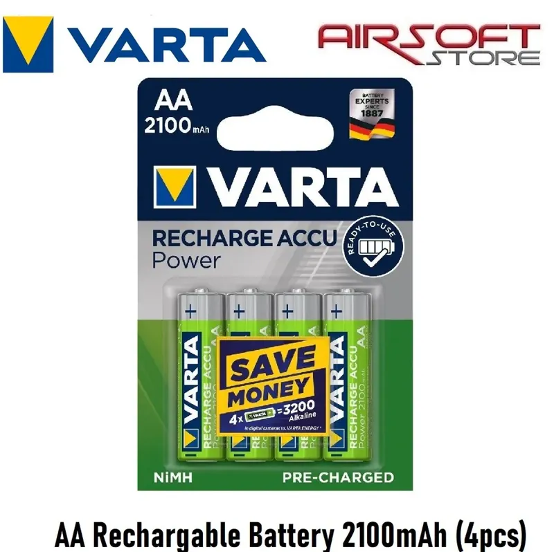 AA Rechargable Battery 2100mAh (4PCS)