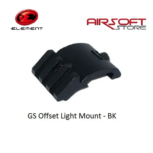 GS Offset Light Mount · Negro