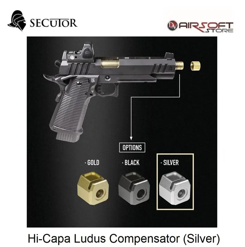 Hi-Capa Ludus Compensator · Plata