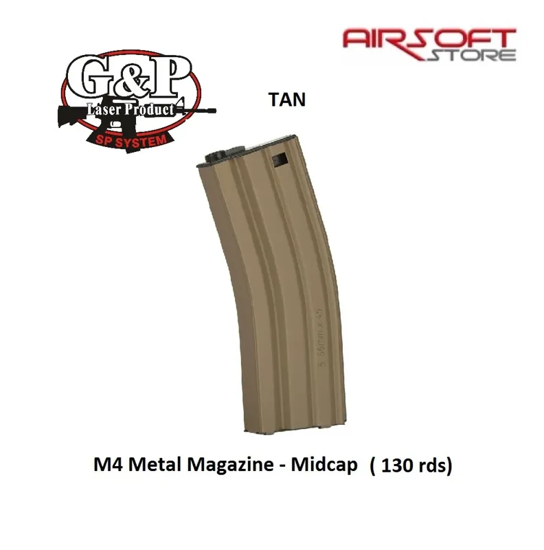 M4 Magazine - Midcap - 130 rds · Tan / FDE