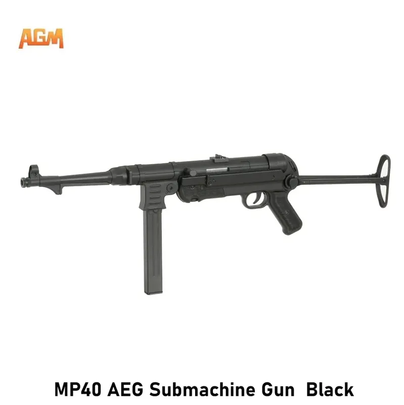 MP40 Submachine Gun · Negro
