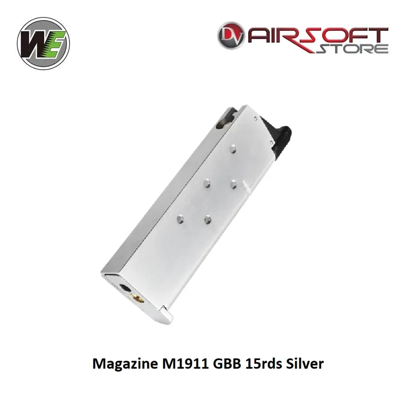 Magazine M1911 15 rds · Plata