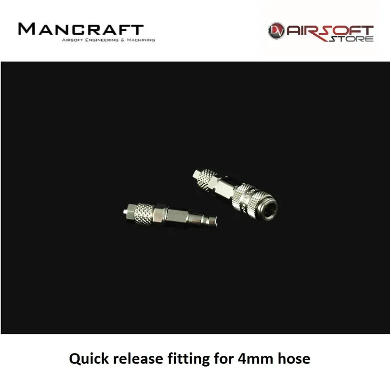 Quick Release Fitting for 4mm Hose · Negro