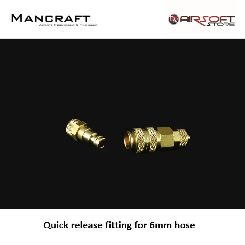 Quick Release Fitting for Hose · Negro