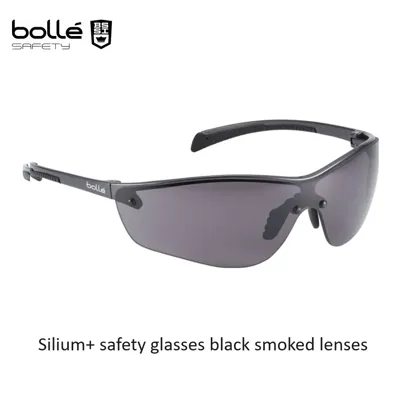 Silium+ Safety Glasses Smoked Lenses