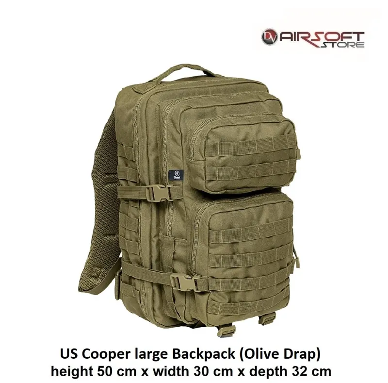 US Cooper Large Backpack ( Drap) · Verde / OD