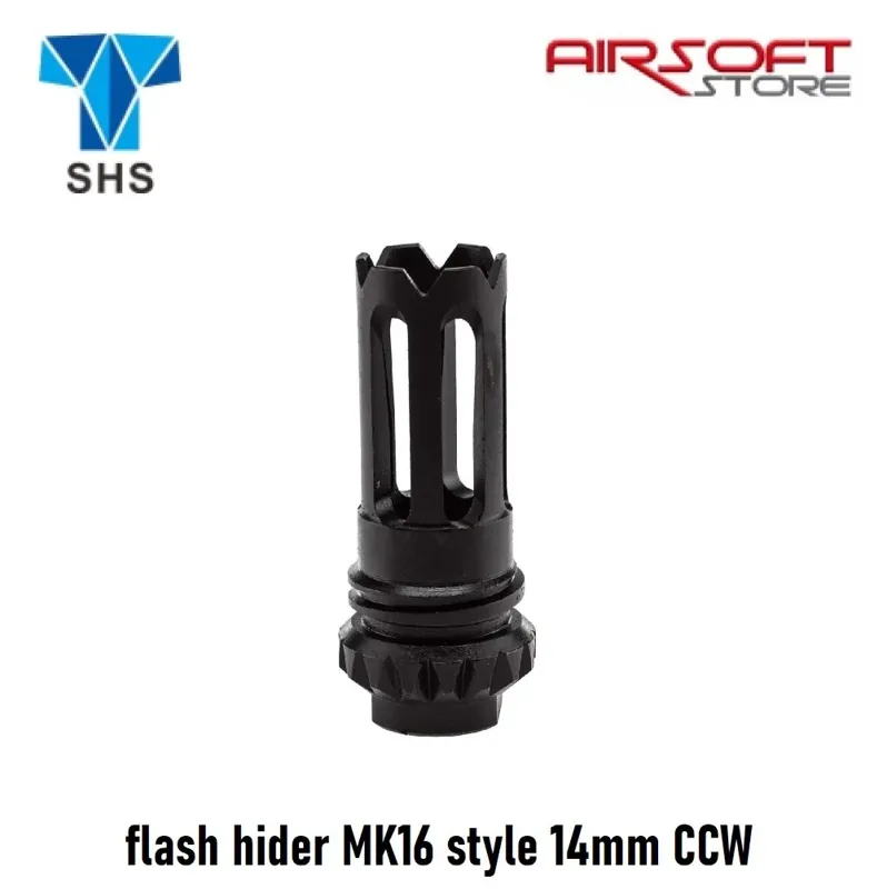 Flash Hider MK16 Style 14mm CCW