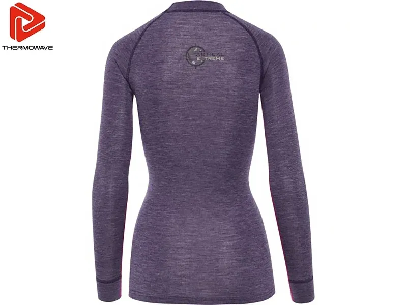 Thermowave Ισοθερμική Μπλούζα Γυναικεία​ Merino Warm Active Μωβ