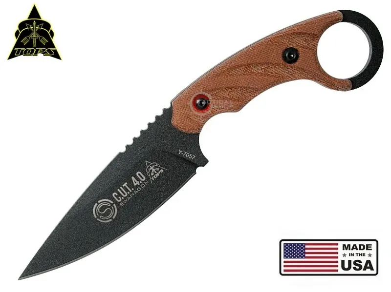 TOPS Knives Μαχαίρι Σταθερής Λάμας C.u.t. 4.0