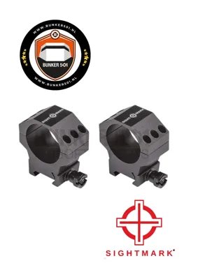SM34013 Picatinny RINGS 34mm Medium Height - Sightmark