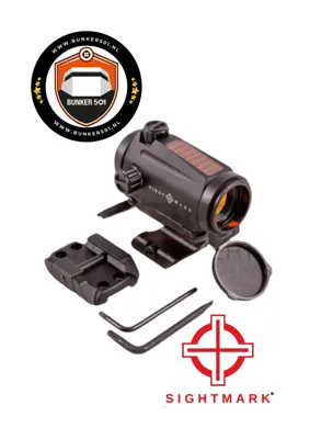 SM26041 Red DOT Element Mini Solar - Sightmark