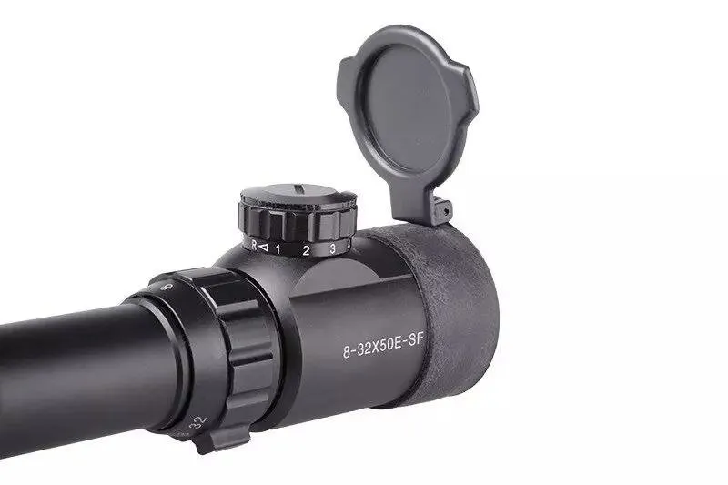 3.5-10 × 40E-SF Scope · Negro