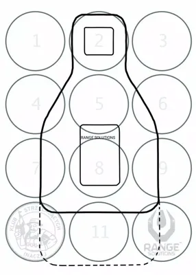 FBI KSI Shooting Targets - 500 Pcs - Range Solution