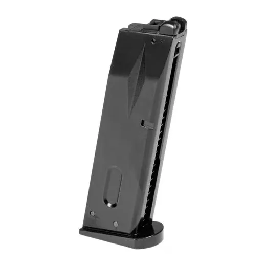 WE Airsoft M9 / M92F | 25 rds - Zwart | Magazijn · Negro