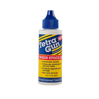 Olie Fles | Houten Kolf | 2 oz - Tetra Gun