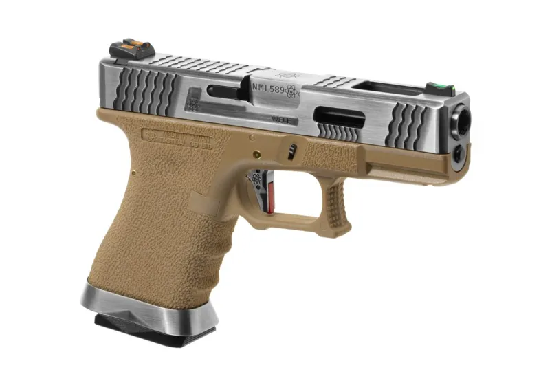 airsoftzone G-Force 19 SV Barrel Metal Version · Plata