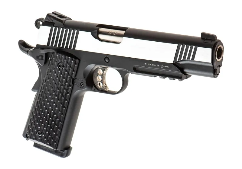 airsoftzone M1911 Tactical Full Metal · Negro