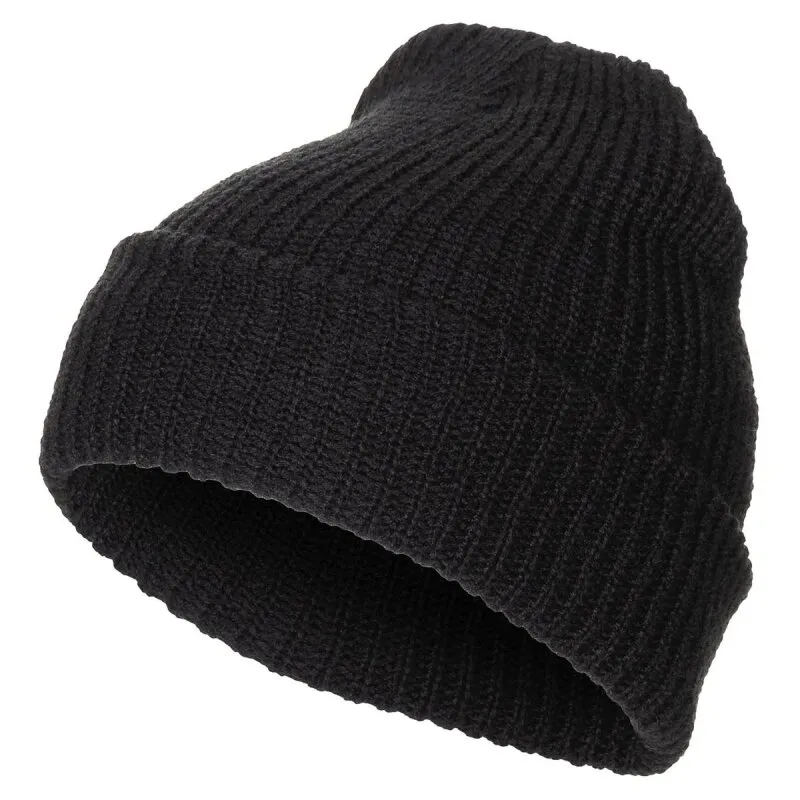 Rollmütze Acryl Grobstrick · Negro