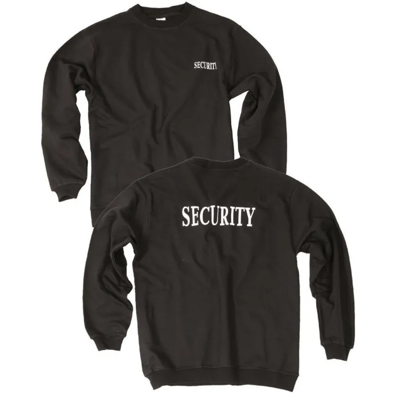 Sweatshirt Security L · Negro