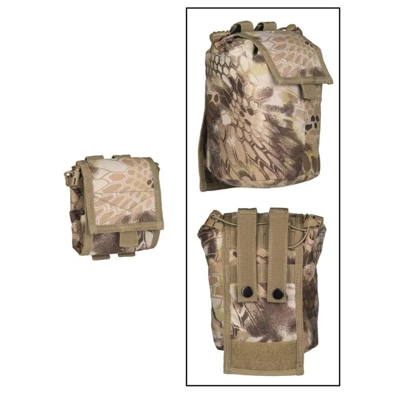 Empty Shell Pouch Collaps Mandra · Tan / FDE