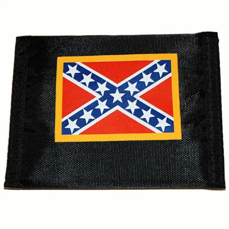 Geldbörse Rebel Flag Nylon · Negro