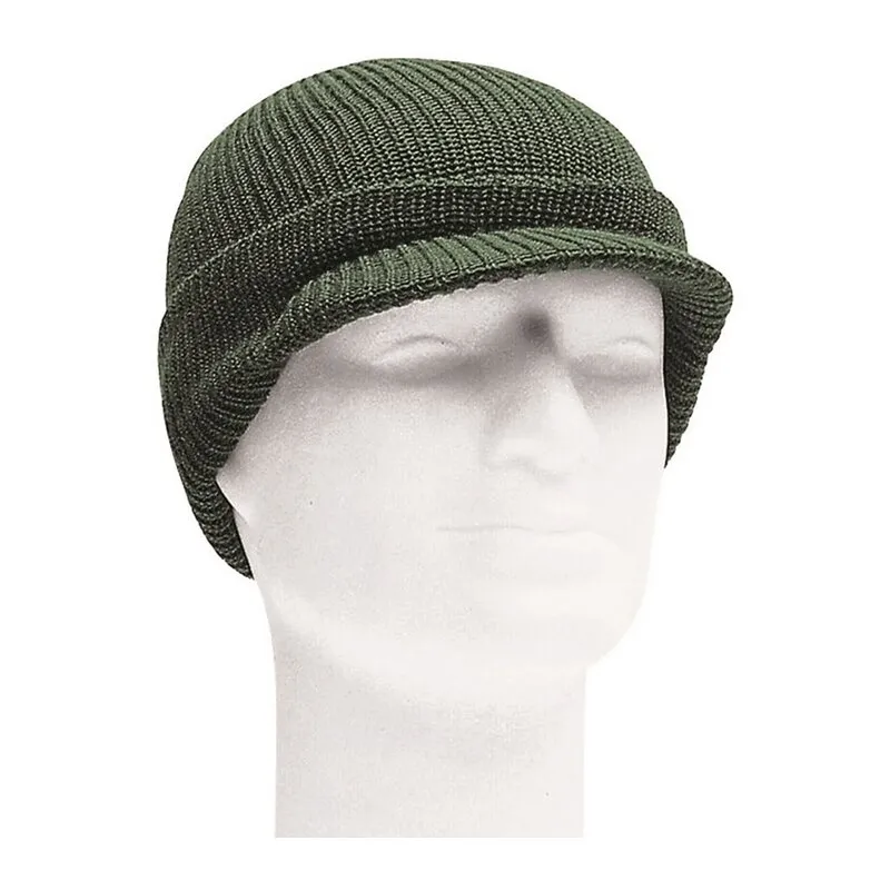 Mütze US Watchcap Mit Schirm · Verde / OD