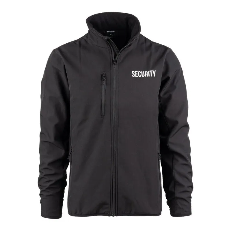 Jacke Softshell Security L · Negro