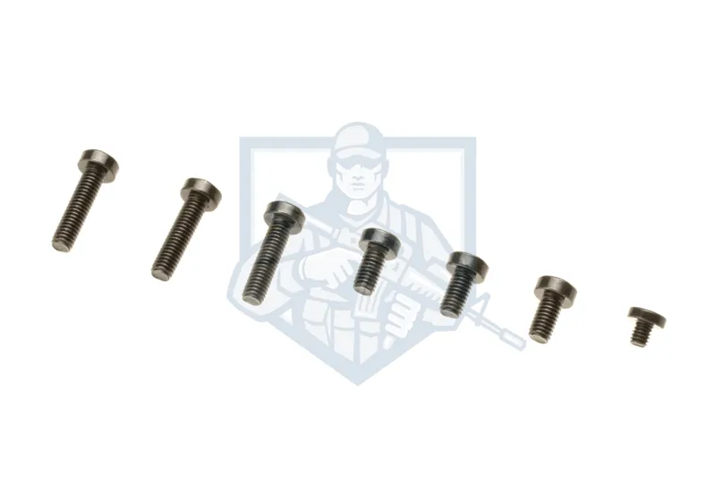 Retro Arms V3 Gearbox Screw Set · Negro