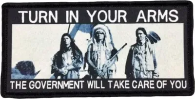"Turn in Your Arms" Morale Patch - Violent Little Machine
