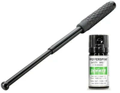 Walther Teleskopabwehrstock Plus Pfefferspray- Kaufen! - Perfecta