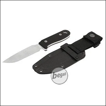 Allemans Bushcraft Feldmesser – §42A Konformes Outdoor & MilSim Messer Inkl. Zubehör - BE-X