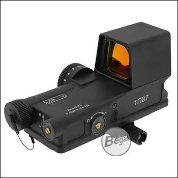 BEGADI 1P87 Style Reddot Mit NVG Modus (Shock-Proof) · Negro