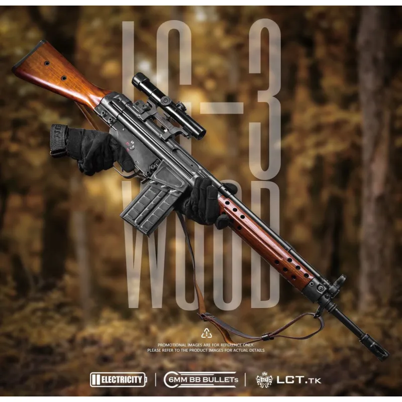 LCT Airsoft LC-3 Madera · Negro