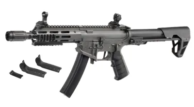 PDW 9mm SBR M-LOK Polymergehäuse S-Aeg BB - King Arms