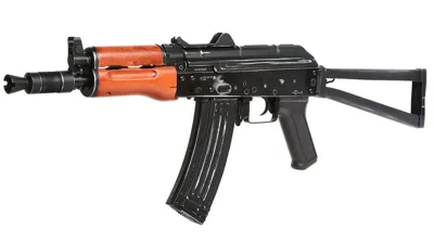 AKS-74U Vollmetall Echtholz S-Aeg BB - Used Look Edition - APS Airsoft