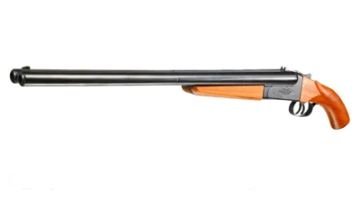 FS-0521 Long Double Barrel Vollmetall Gas Shotgun BB Echtholz-Version - Haw San