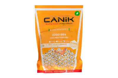 BIO BBs Weiß 0,25g 3.200 Stück - CANiK